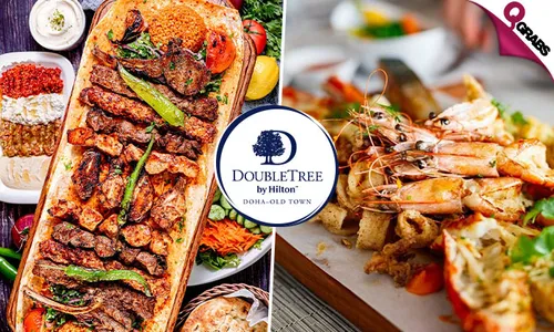 Turkish Mixed Grill OR Seafood Tray for Take Away at DoubleTree by Hilton!